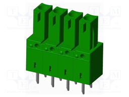 Connector: pluggable terminal block; socket; female; straight