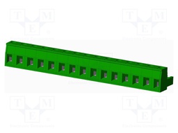 Connector: pluggable terminal block; plug; female; straight; 12A