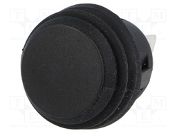 Switch: push-button; Pos: 2; DPST-NO; 6A/250VAC; black; none; IP65
