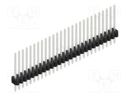 Connector: pin strips; pin header; male; PIN: 27; 1.27mm; THT; 1x27