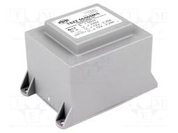Transformer: encapsulated; 55VA; 230VAC; 12V; 12V; 2.29A; 2.29A