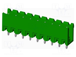 Connector: pluggable terminal block; socket; male; straight; THT