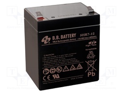 Re-battery: acid-lead; 12V; 7Ah; AGM; maintenance-free; 1.84kg