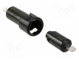 Fuse holder; cylindrical fuses; 6.3x32mm; Imax: 20A; Mat: phenolic