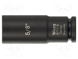 Socket; 6-angles,inch,socket spanner,impact; HEX 5/8"; 3/8"