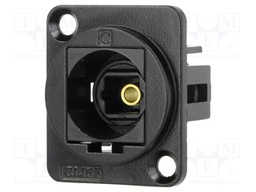 Connector: fiber optic; coupler; Toslink socket,both sides