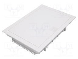 Enclosure: for modular components; IP30; white; No.of mod: 24