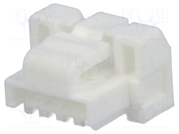 Plug; wire-board; female; CLIK-Mate; 1.25mm; PIN: 4; w/o contacts