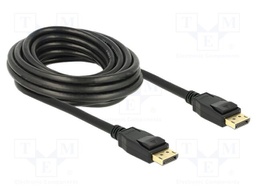 Cable; DisplayPort plug,both sides; DisplayPort 1.2; 5m; black
