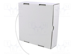 Heat shrink sleeve; glueless; 2: 1; 1.6mm; white; polyolefine