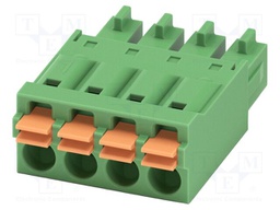 PCB connector, nominal cross section: 1.5 mm?, color: green,