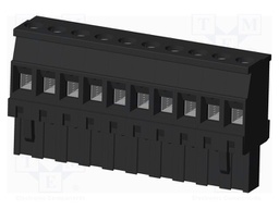 Connector: pluggable terminal block; plug; female; angled 90°