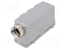 Enclosure: for HDC connectors; C146; size E24; for cable; angled