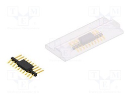 Connector: pin strips; pin header; male; PIN: 10; 2mm; SMT; 1x10
