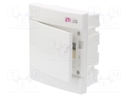 Enclosure: for modular components; IP40; white; No.of mod: 8; ABS