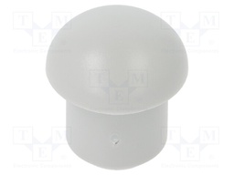 Stopper; polyamide; light grey; L: 9mm; -20÷100°C; Entrelec