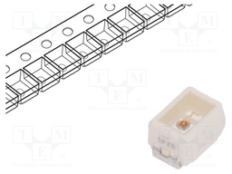 LED; SMD; Mini PLCC2,2014; yellow; 355÷1120mcd; 2.3x1.5x1.4mm