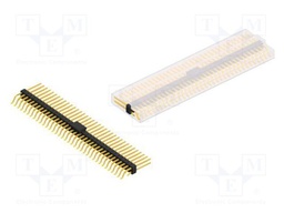 Connector: pin strips; pin header; male; PIN: 72; 2.54mm; SMT; 2x36