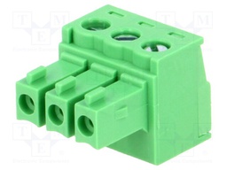 Pluggable terminal block; 3.81mm; ways: 3; straight; plug; female