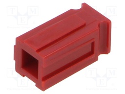 PP15/45 SPACER SHORT W/ END HOLE, RED