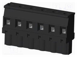 Connector: pluggable terminal block; plug; female; angled 90°