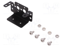 Bracket; Application: standard type servo; black; Mat: aluminium