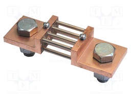 Current shunt; for DIN rail mounting; 75mV