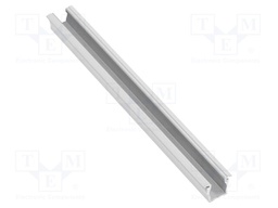 Profiles for LED modules; silver; 1m; GALAX MIKRO; aluminium