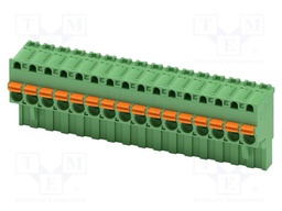 PCB connector, nominal cross section: 2.5 mm?, color: green,