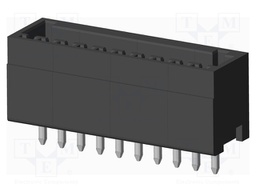 Connector: pluggable terminal block; socket; male; on PCBs