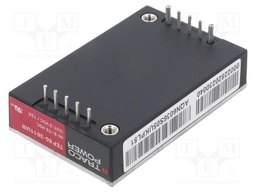 Converter: DC/DC; 60W; Uin: 9÷75V; 5VDC; Iout: 12A; Quarter Brick