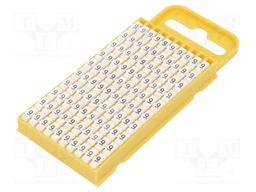 Markers for cables and wires; Label symbol: 9; 4.3÷5.3mm; white