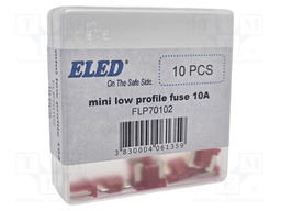 Fuse: fuse; 10A; 58VDC; automotive; 10.9mm; 10.9x3.8x8.73mm