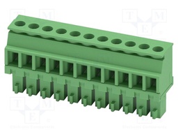 PCB connector, nominal cross section: 1.5 mm?, color: green,