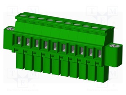 Connector: pluggable terminal block; plug; female; angled 90°