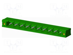 Connector: pluggable terminal block; socket; male; angled 90°