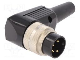 Connector: M16; male; for cable; IP40; plug; soldering; 250V; PIN: 4
