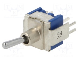 Switch: toggle; Pos: 2; DPDT; ON-ON; 6A/125VAC; 4A/125VDC; -20÷85°C