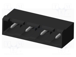 Connector: pluggable terminal block; socket; male; on PCBs