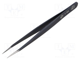 Tweezers; Blade tip shape: sharp; Tweezers len: 120mm; ESD