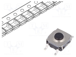 Microswitch TACT; SPST-NO; Pos: 2; 0.05A/32VDC; SMT; none; 2N; 3.5mm