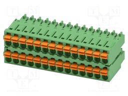 PCB connector, nominal cross section: 1.5 mm?, color: green,