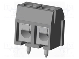 Connector: PCB terminal block; terminal; Plating: tinned; on PCBs