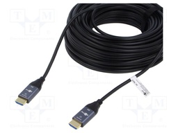 Cable; HDMI plug,both sides; PVC; Len: 20m; black; grey; Core: CCS