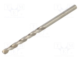 Drill bit; for metal; Ø: 3.2mm; high speed steel grounded HSS-G