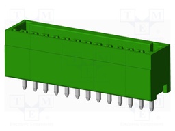 Connector: pluggable terminal block; socket; male; straight; THT