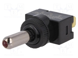 Switch: toggle; Pos: 2; SPST; OFF-ON; 20A/12VDC; Toggle: round; 50mΩ