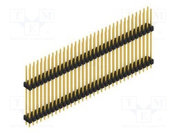 Connector: pin strips; pin header; male; PIN: 66; 2.54mm; THT; 2x33