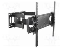 Holder; for wall mounting; 35kg; 37÷70"; black