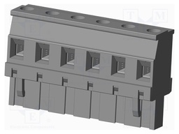 Connector: pluggable terminal block; plug; female; angled 90°